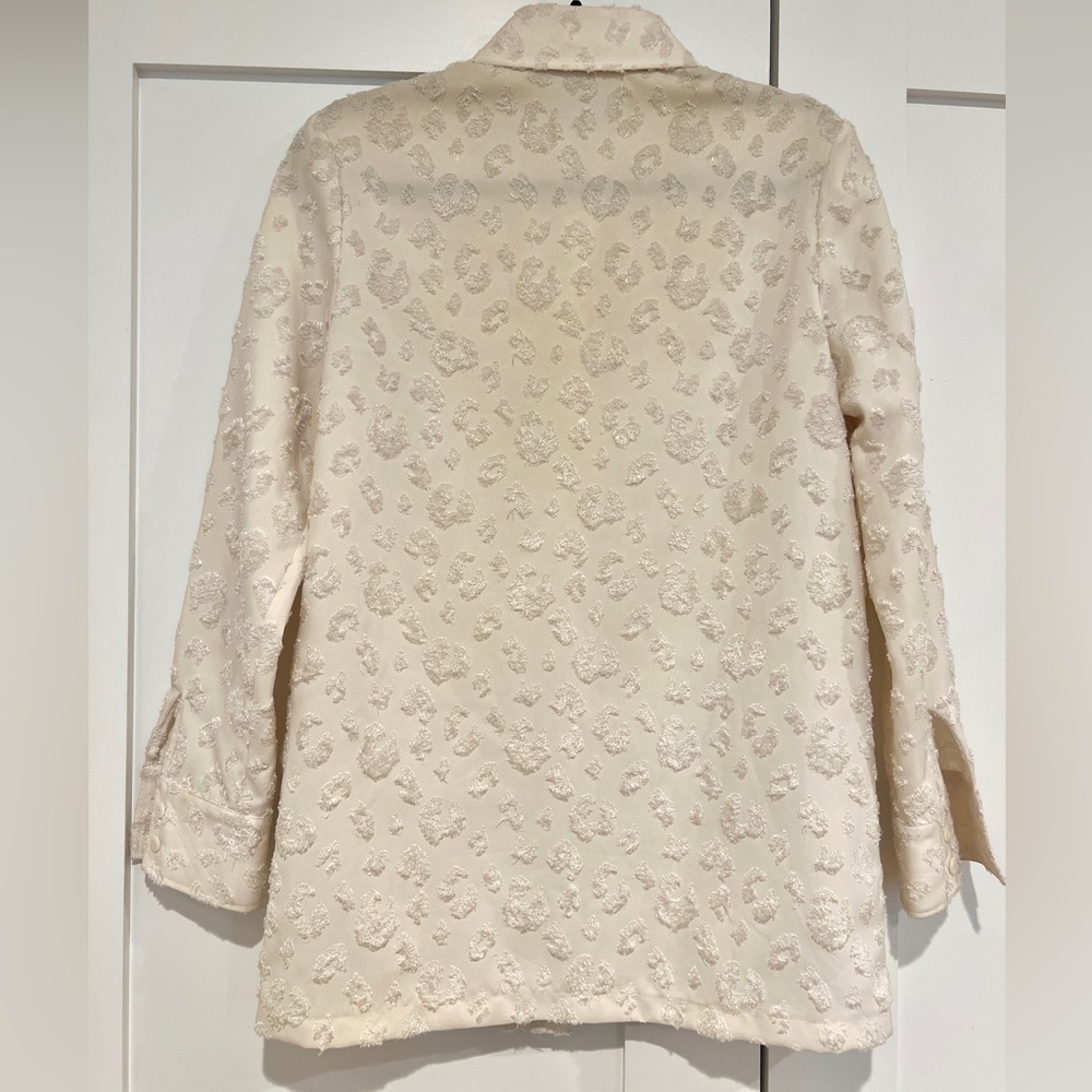 Textured Cheetah Print Button Down - Picture 3 of 4